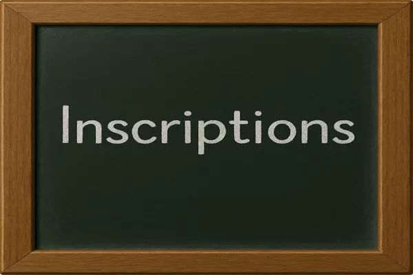 Inscription-rec